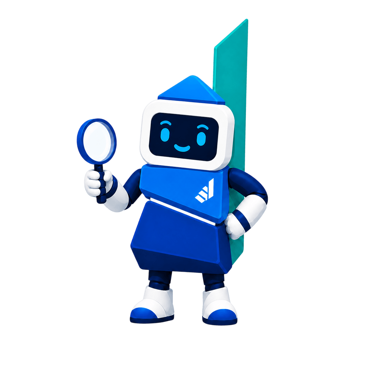 Mascot lifting magnifier higher